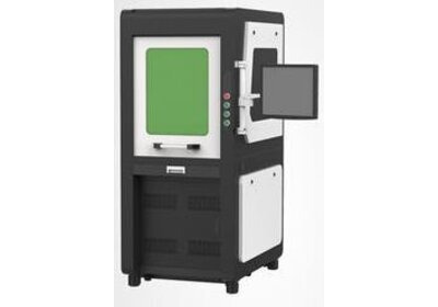 High Power/Qswitched nanosecond UV 10W355nm NIR 50W1068nm High speed laser engraver system.